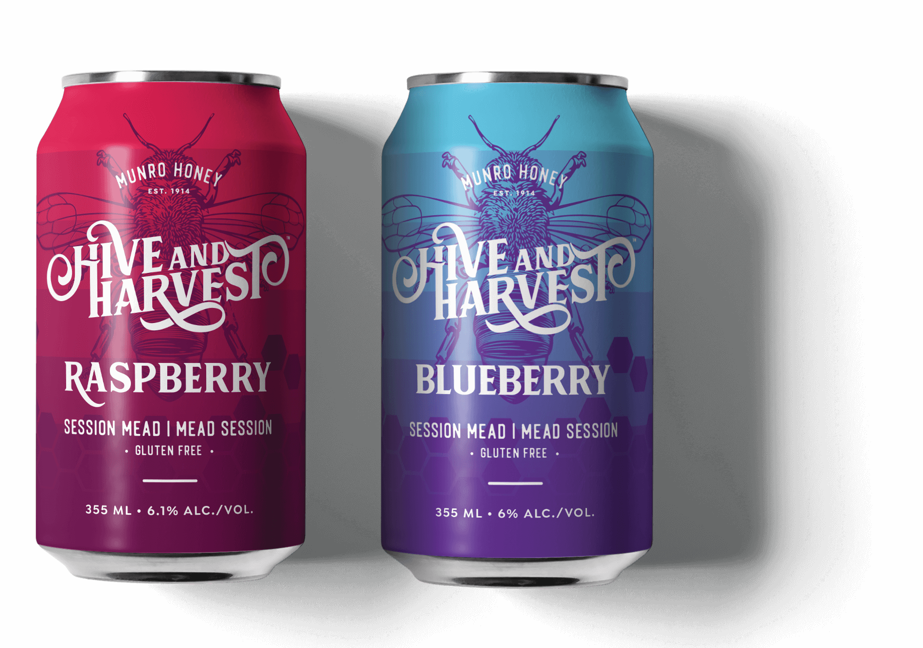 Hive and Harvest Cans